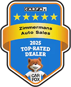 CarFax 2025 Top-Rated Dealer | Zimmerman's Automotive Tire Pros